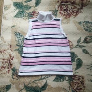 VTG Caroline Taylor Sleeveless Turtleneck Sweater